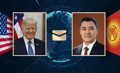 الرئيس دونالد ترامب يهنئ الرئيس صادر جاباروف والشعب القرغيزي بيوم الاستقلال