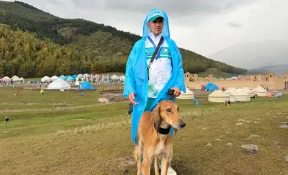 تايغان قرغيزي يفوز بالمركز الأول في ألعاب الرحل العالمية ممثلاً أوزبكستان