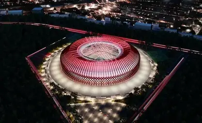 أكبر استاد في آسيا الوسطى يفتتح في 2026