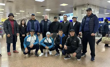 المنتخب الوطني للمصارعة القرغيزية يغادر للمشاركة في الألعاب العالمية الثانية